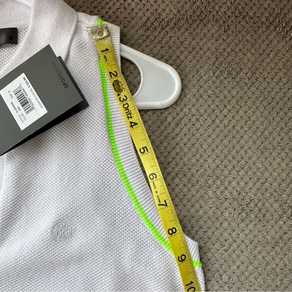 New G/FORE Pique Polo Women’s COTTON SLEEVELESS Golf DRESS Small White Snow $226 - Picture 16 of 16